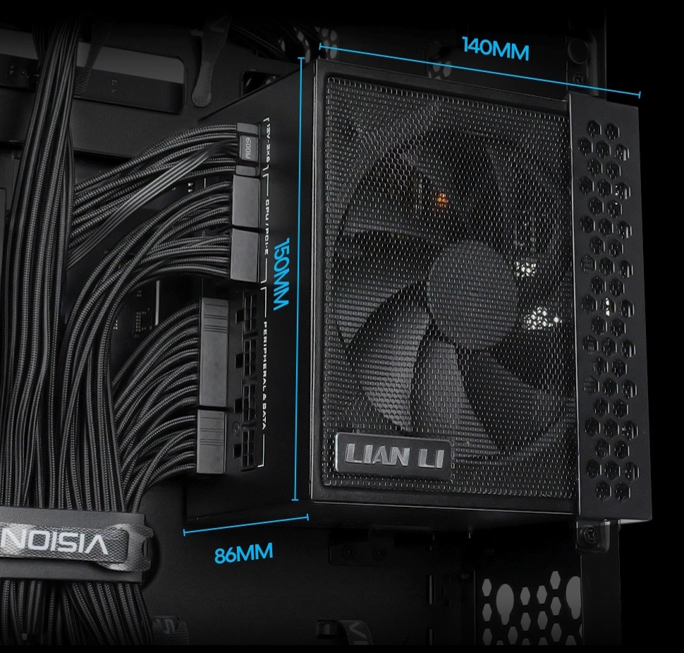 ATX 3.1・PCIe 5.1対応、12V-2x6コネクター搭載。80 PLUS® Platinum